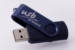 USB flash drive Twister - темно-синий
