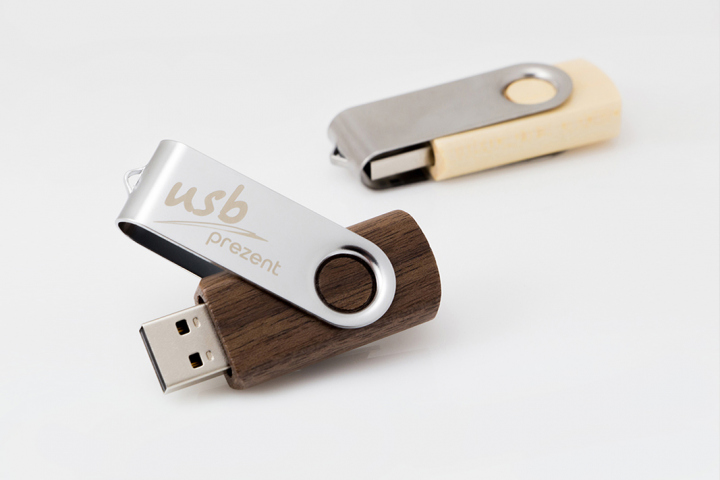 Деревянная флешка USB Twister WD-P11