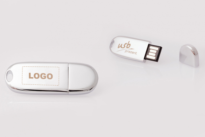 Металлическая USB флешка S32 с гравировкой 